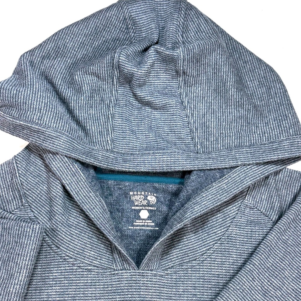 Mountain Hardwear Striped Hoodie Dress Women's Size Small Pullover Pockets